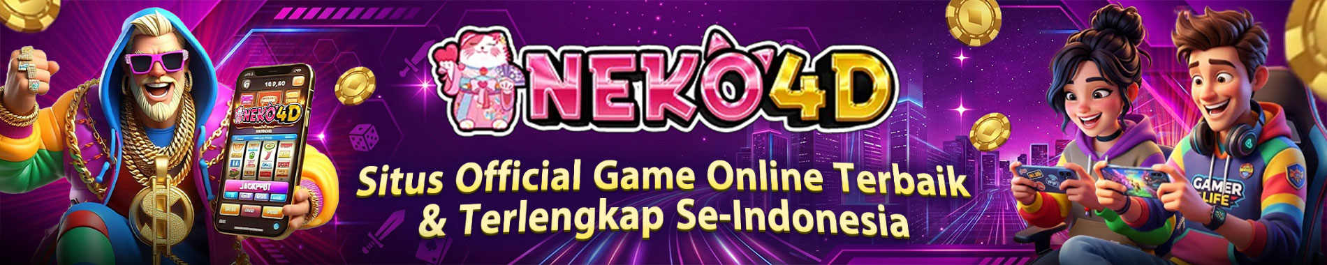 Slide banner neko4d Situs Official Game Online Terbaik