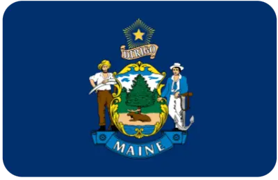 Maine flag image