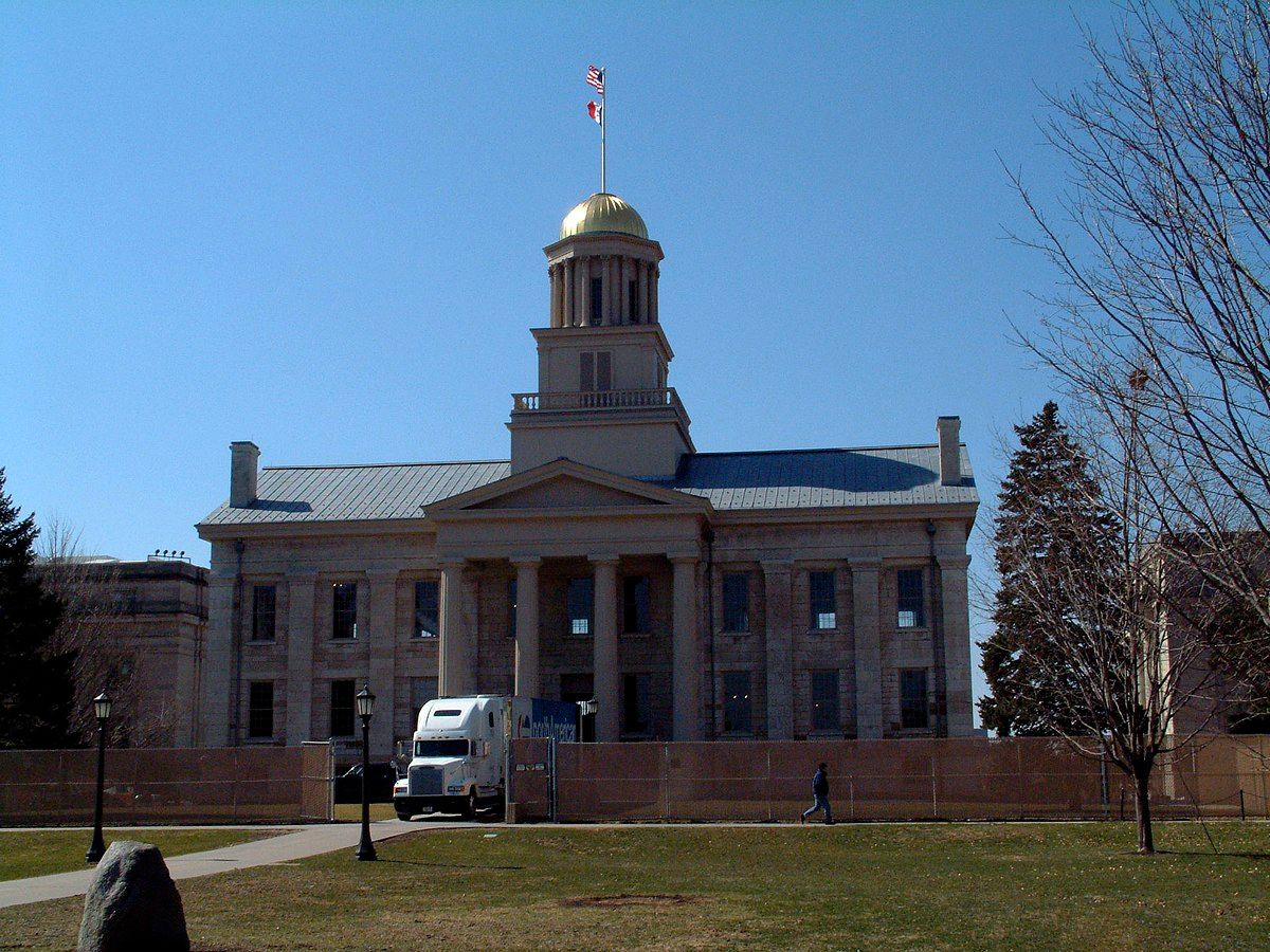 Iowa Old Capitol Building SVL