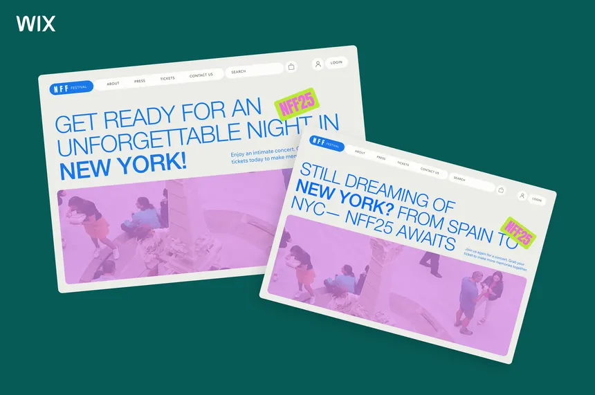 How do I move my brand beyond a generic Wix template to a custom digital experience?