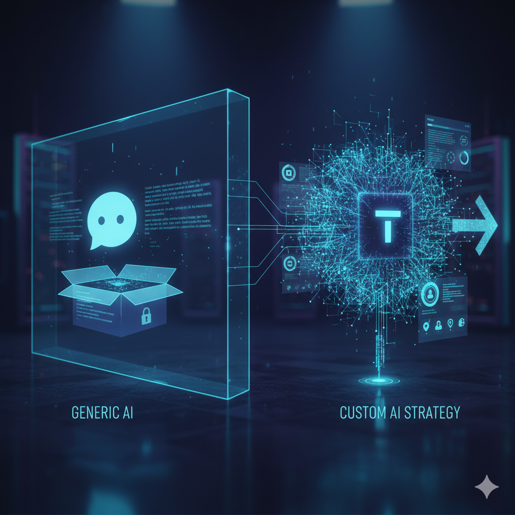 Why Your Business Needs a Custom AI Strategy, Not Just a ChatGPT Plus Account