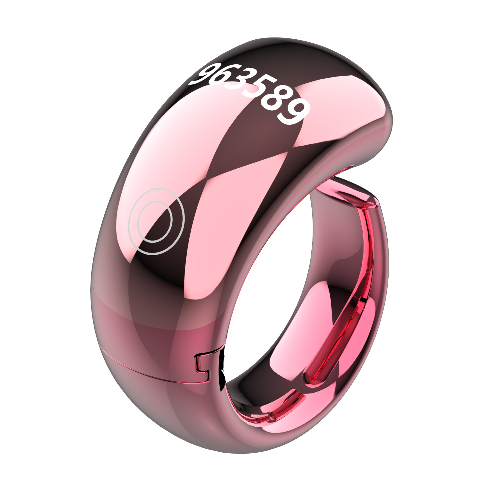 Rose Red Zikr Ring