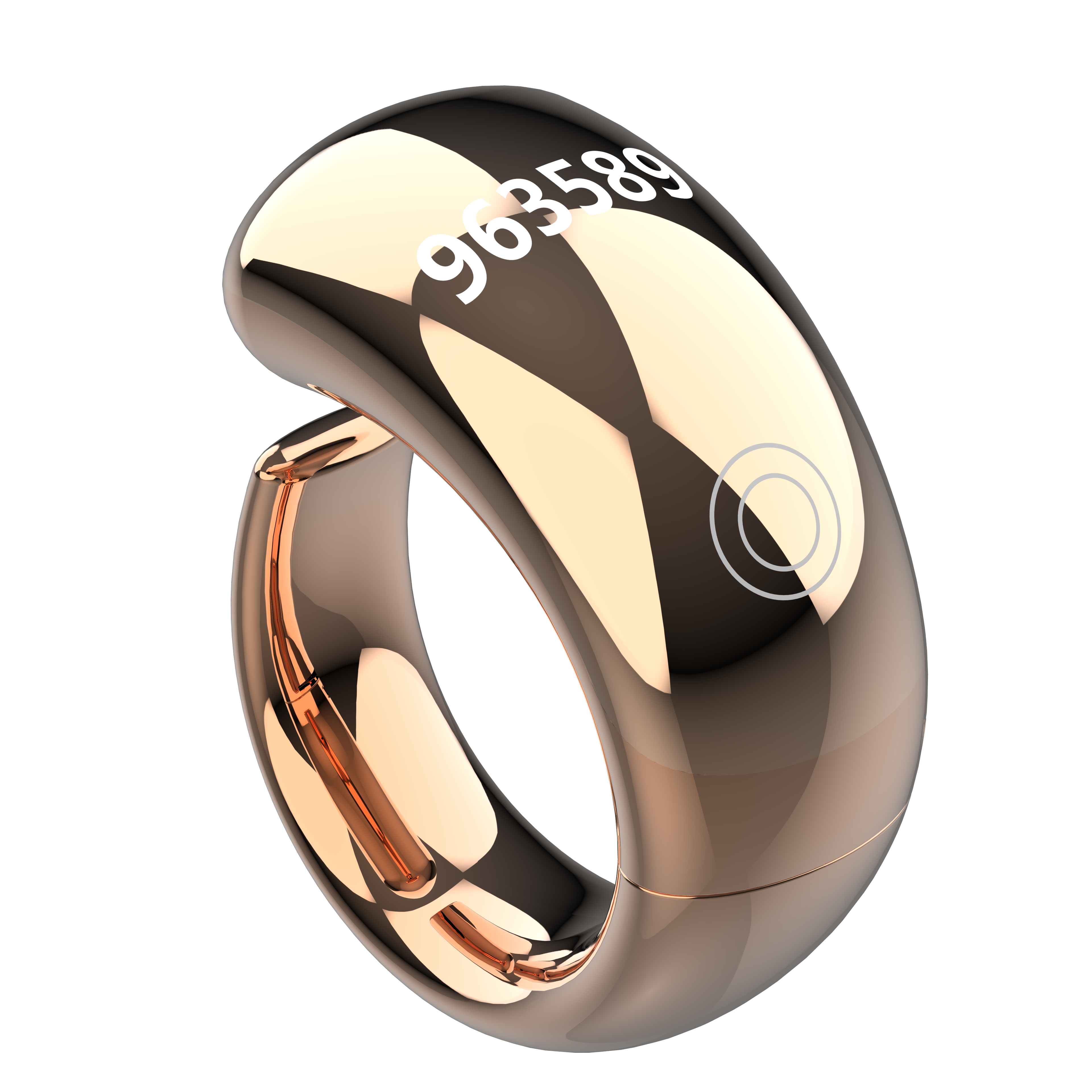 Rose Gold Zikr Ring