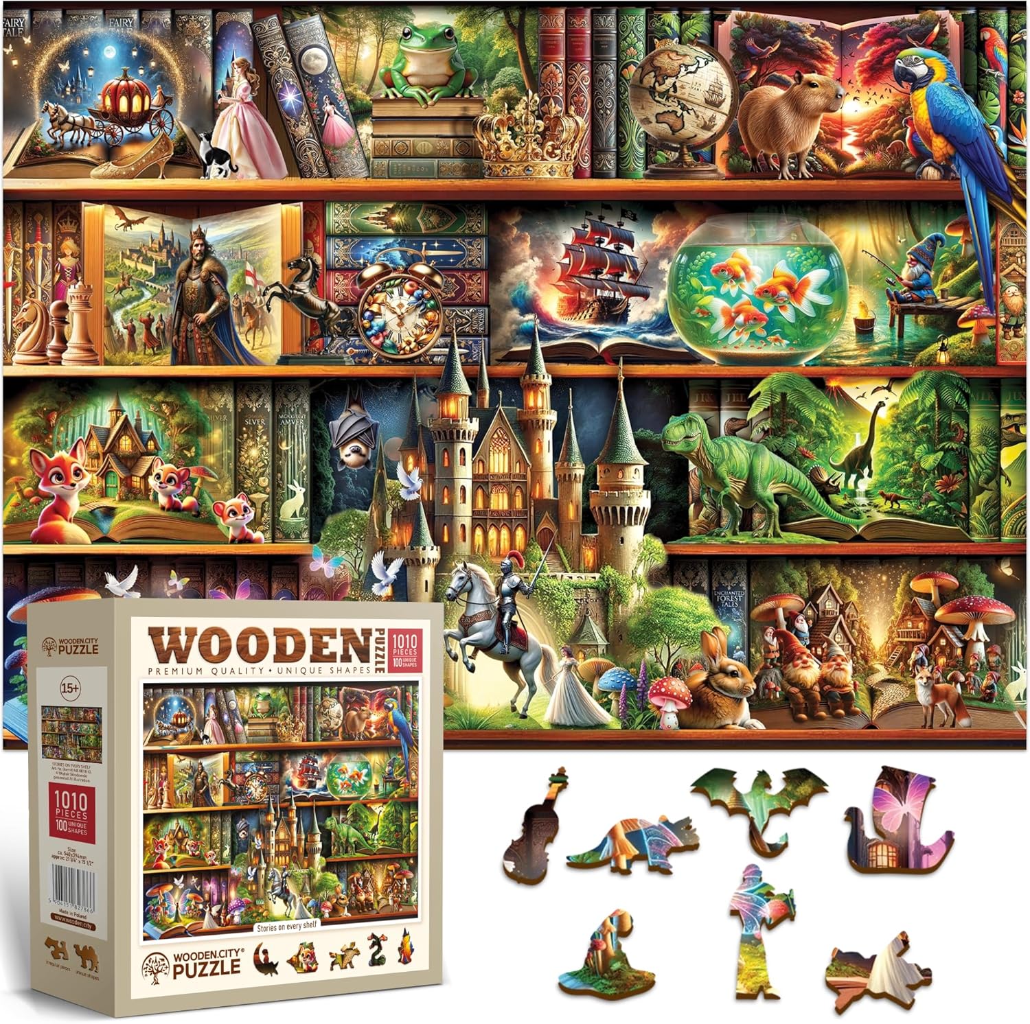 Vue 1 de Woodencity Puzzles En Bois