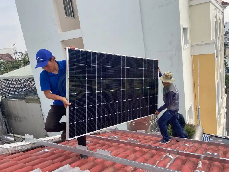 Đơn vị lắp điện mặt trời gia đình uy tín