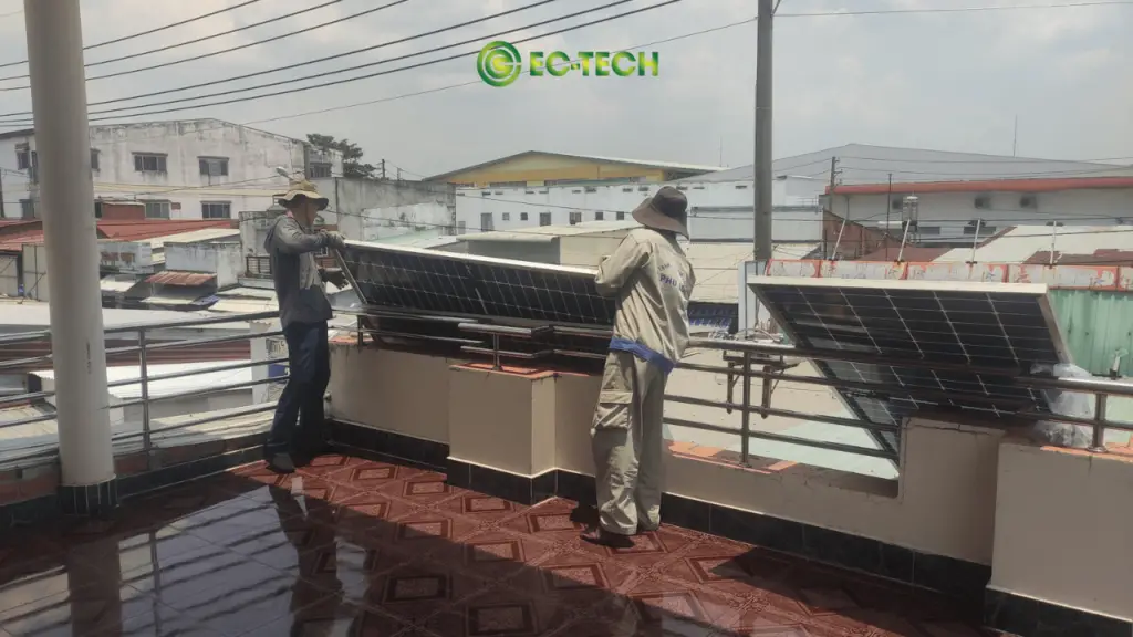 ứng dụng năng lượng mặt trời ở việt nam