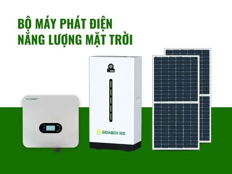 Bộ máy phát điện năng lượng mặt trời