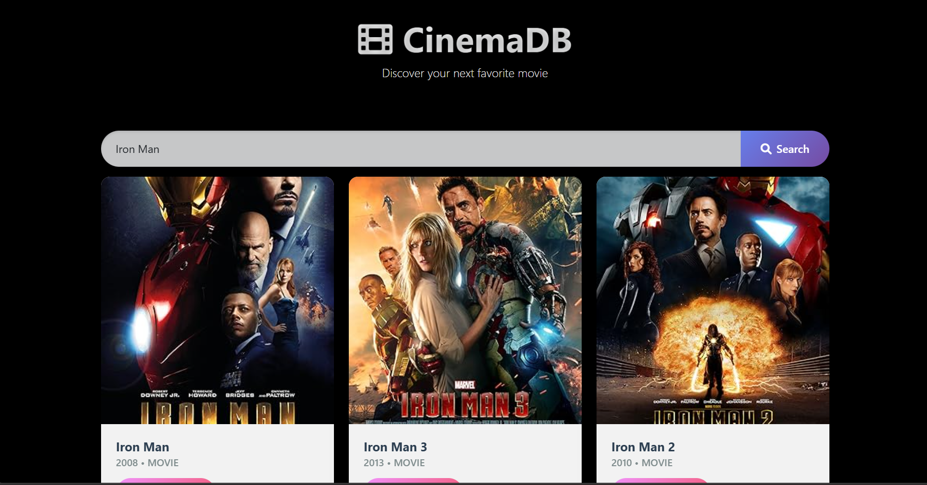 CinemaDB