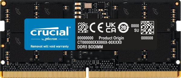 זיכרון DDR5 16GB לנייד Crucial DDR5-5600 C46 SODIMM