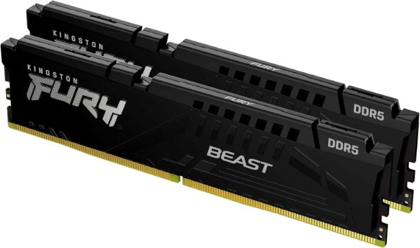תמונת מוצר KINGSTON FURY BEAST 32GB 2X16GB CL30 EXPO/XMP להשוואת ערכת DDR5 32GB 2x16; דור הזיכרון דורש אימות