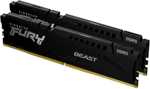 ערכת Kingston Fury Beast בתצורת 2x32GB — זיכרון DDR5 64GB