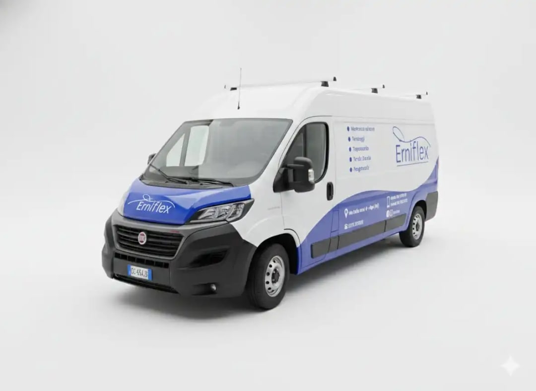Pellicole wrapping veicoli commerciali e furgoni Roma