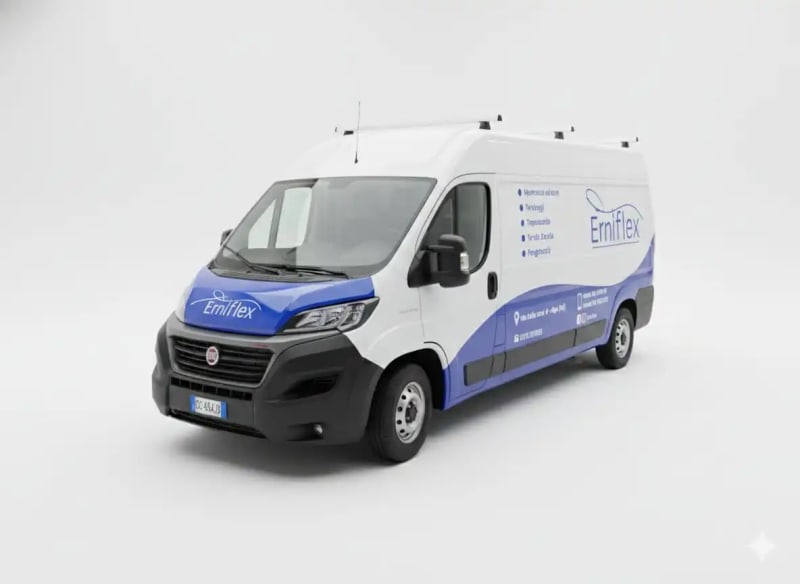 Pellicole wrapping veicoli commerciali e furgoni Roma