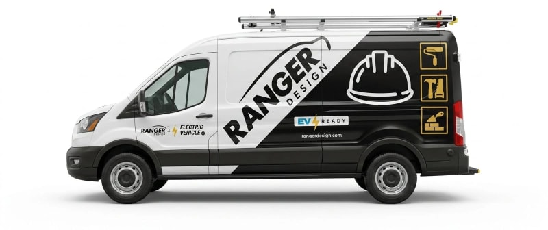 Wrapping flotta veicoli commerciali con pellicole ad alta resistenza Roma