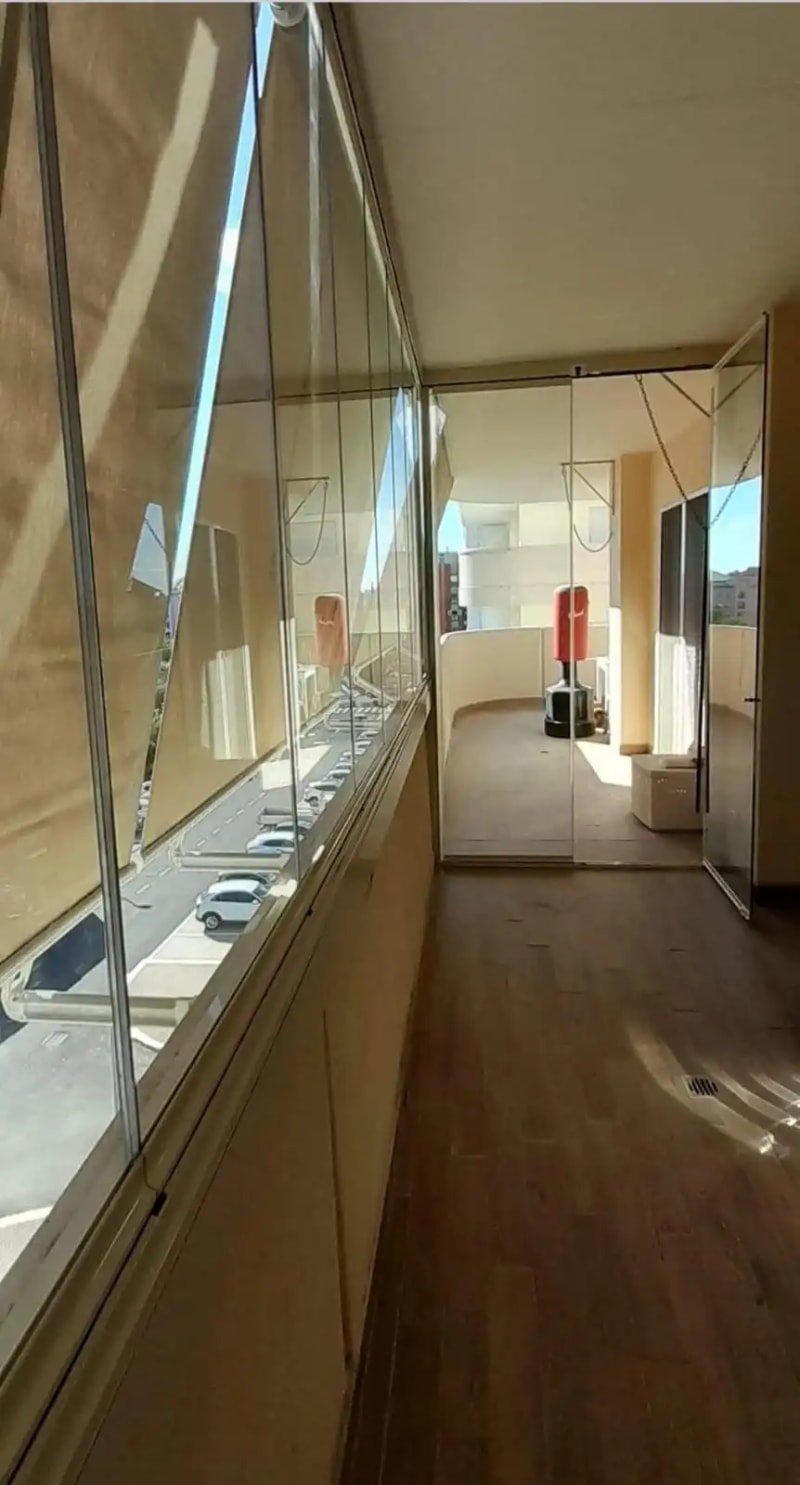 Installazione vetrate panoramiche VEPA Roma - Balcone protetto