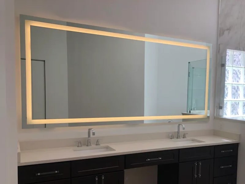 Specchio su misura Roma - Arredo design in cristallo