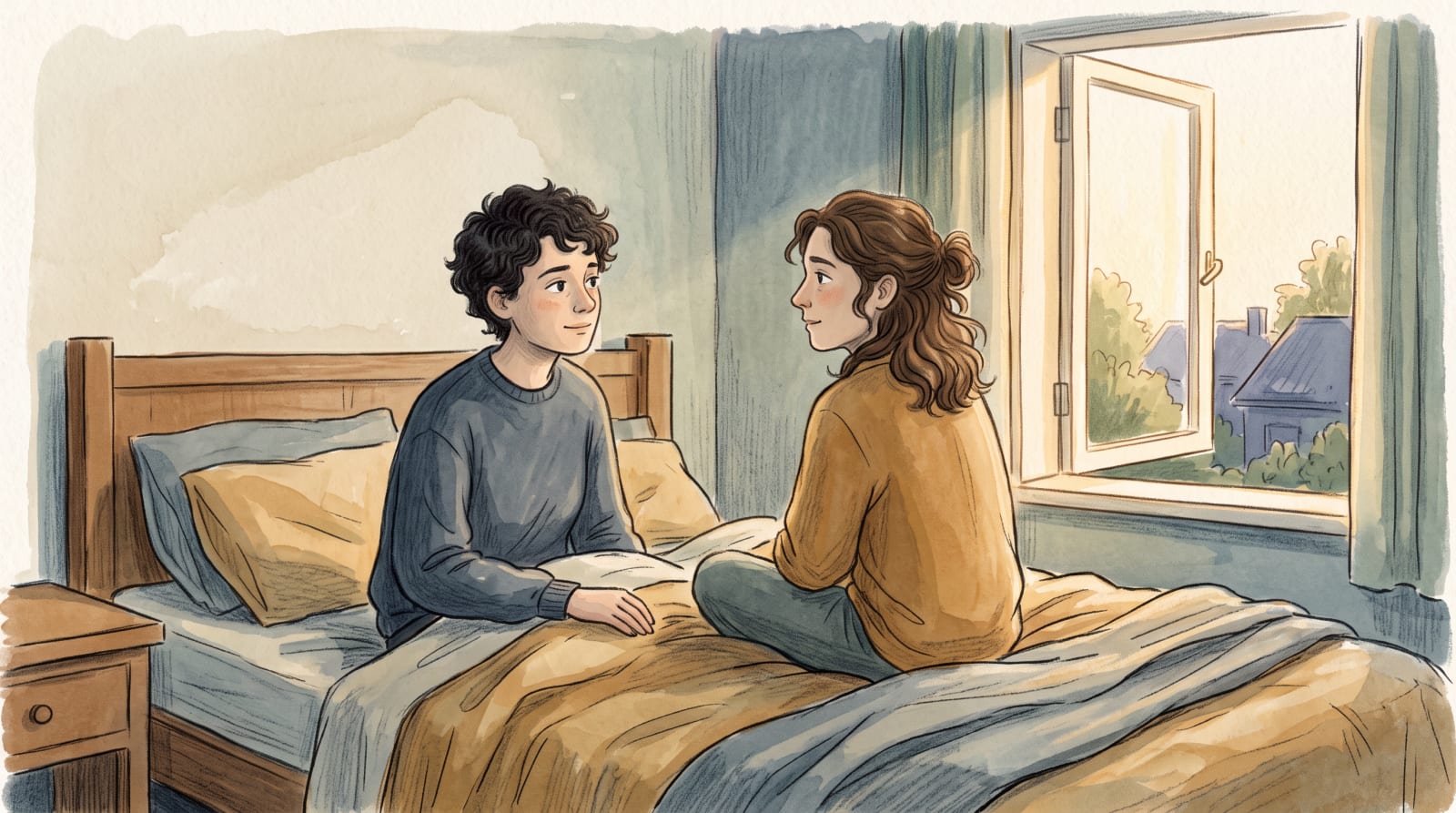 When Someone Never Asks Back — illustration