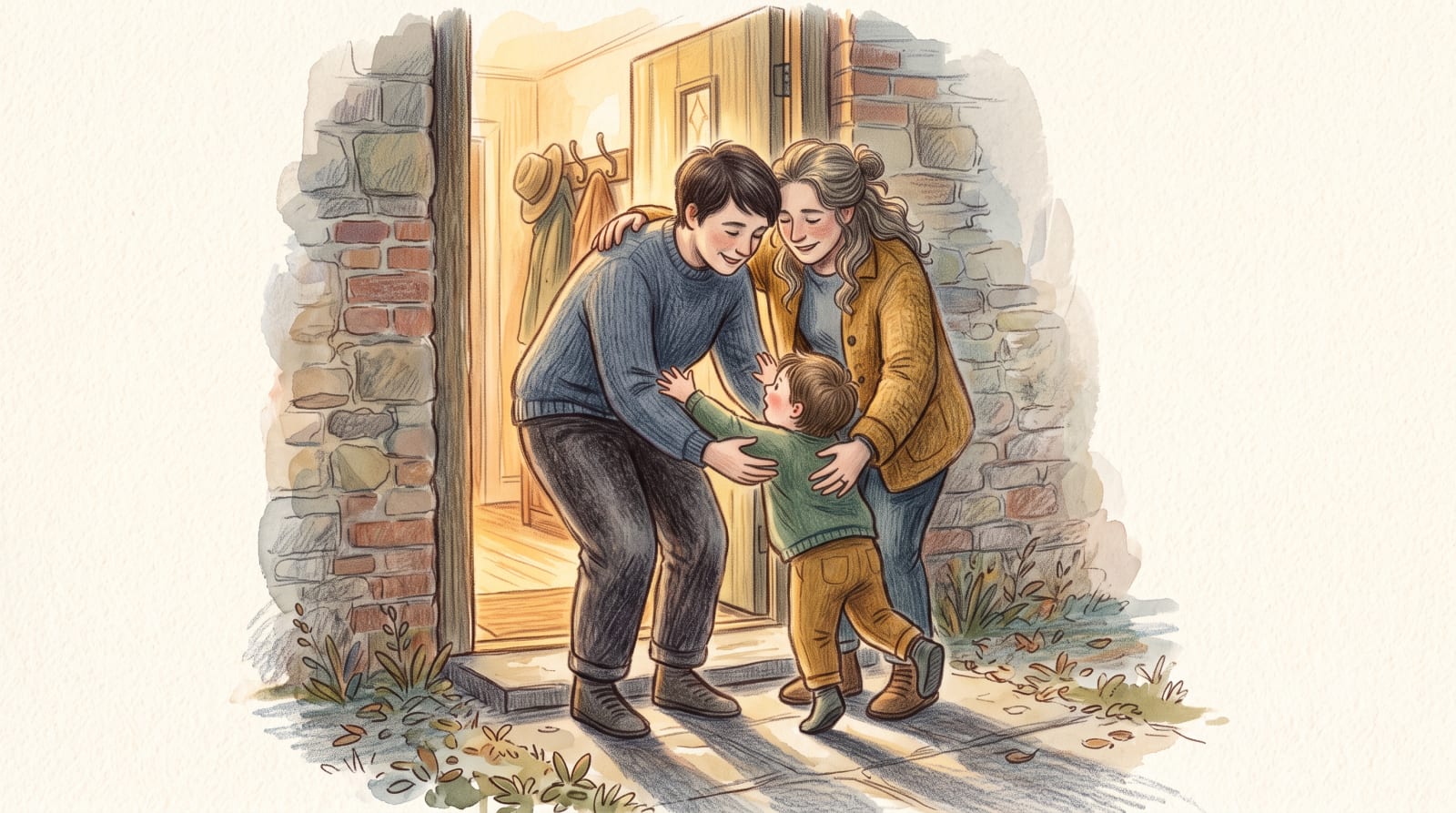 The First Afternoon Without Us — illustration
