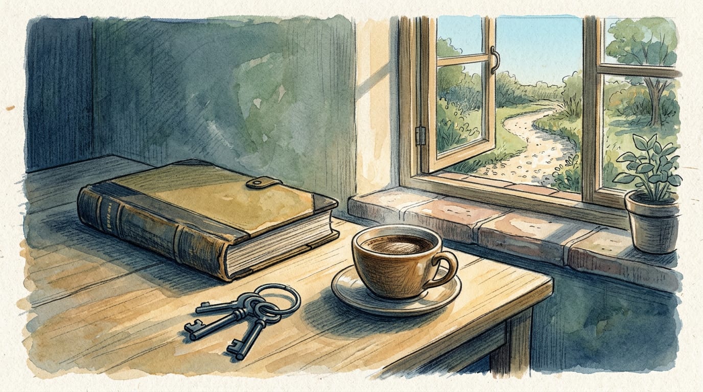 The Relief of Letting Go — illustration