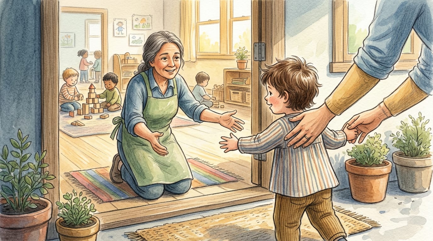 The Short Handoff — illustration