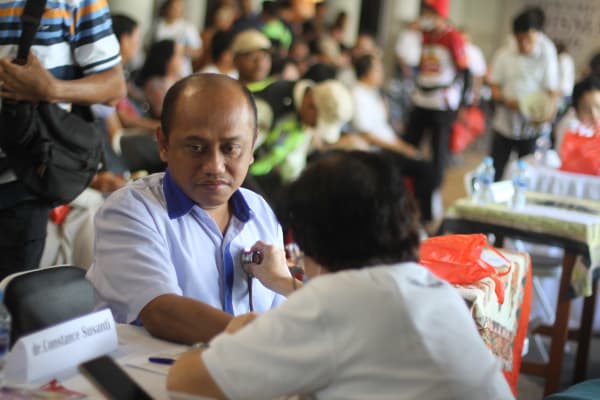 Paroki St. Paulus Juanda Gelar Pelayanan Kesehatan Gratis