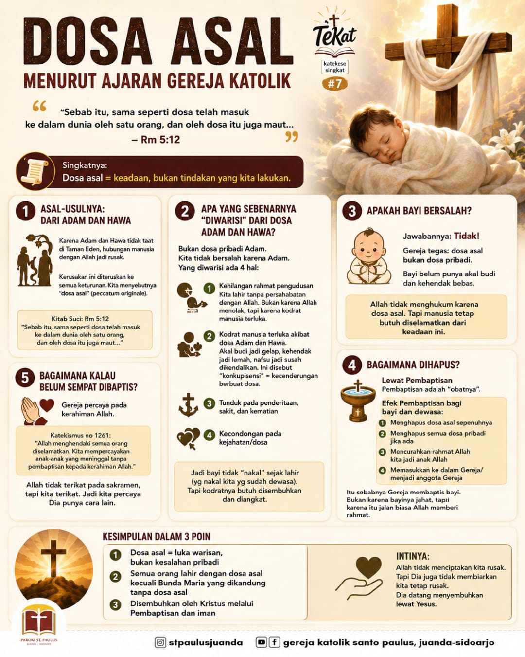 Dosa Asal Menurut Ajaran Gereja Katolik: Apa Artinya bagi Kita?