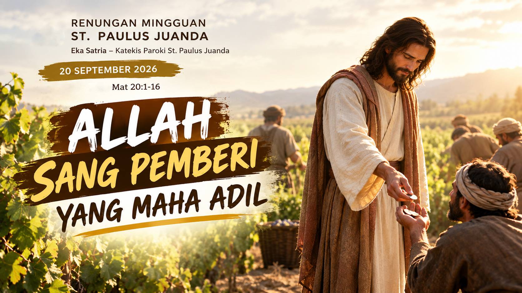 Allah Sang Pemberi yang Maha Adil