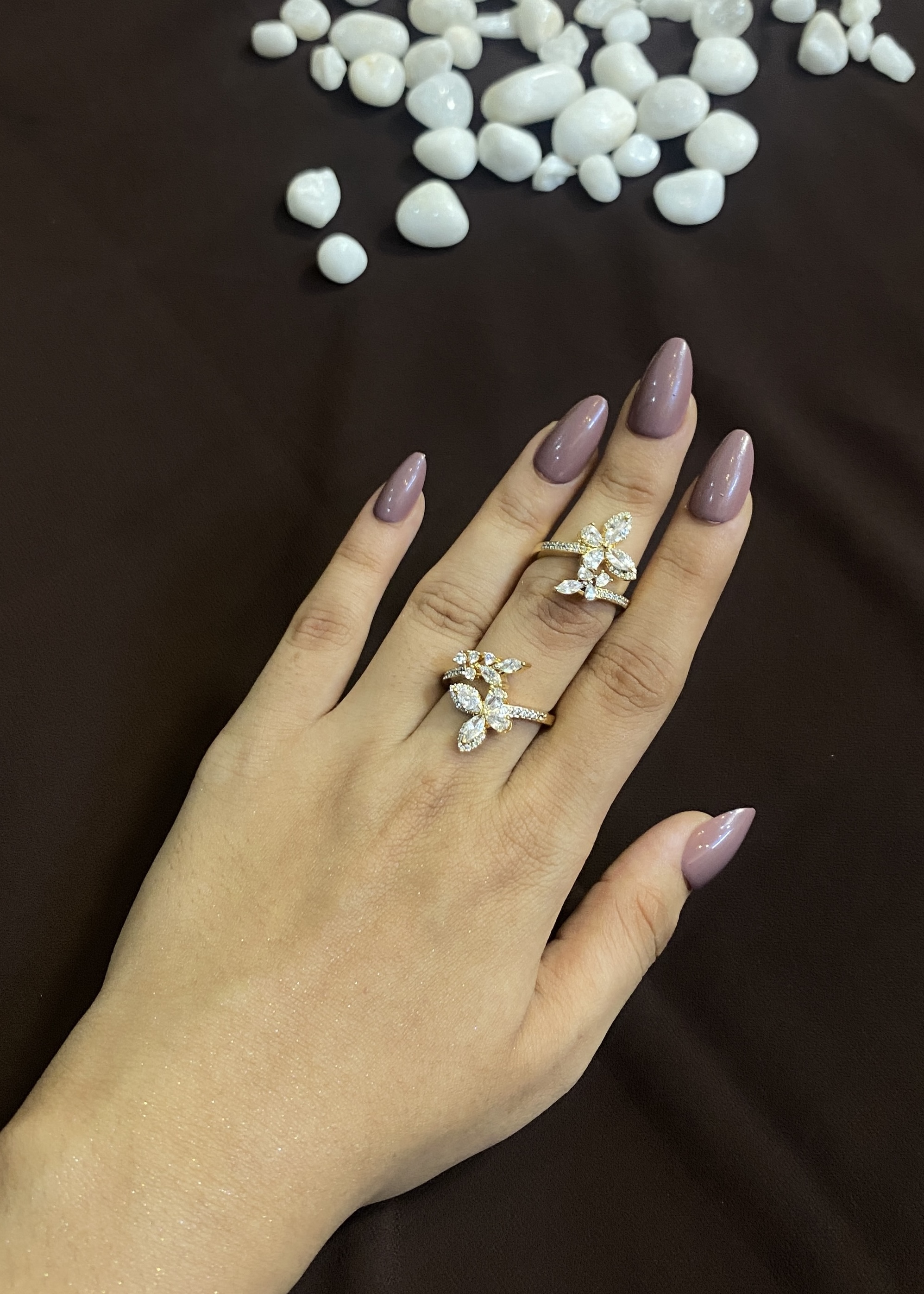 SINGLE FINGER ELEGANT TWO RINGS