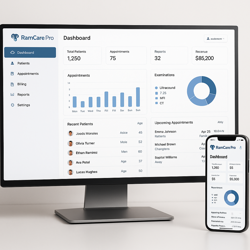 RamCare Pro Interface