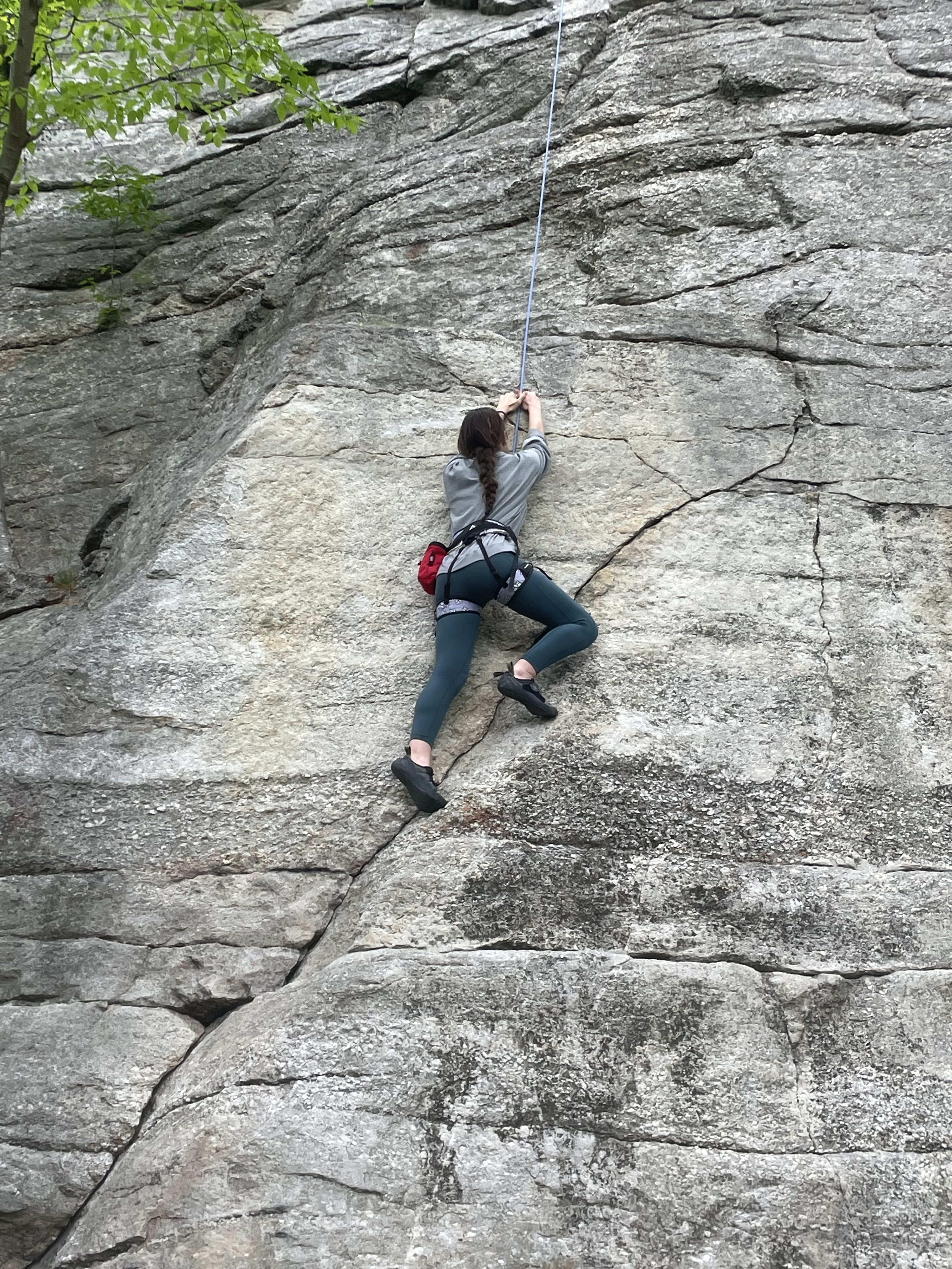 climber on Herdie Gerdie climber on Herdie Gerdie
