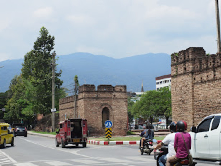 A street in Chiang Mai
