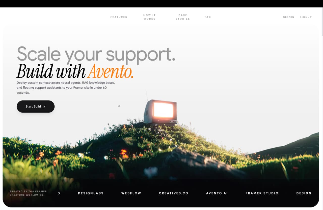 Project by Samrit Mukherjee: Avento AI screenshot