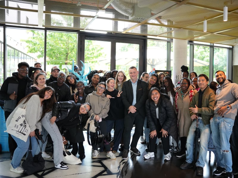 Étudiants EPB sur le campus de Gentilly