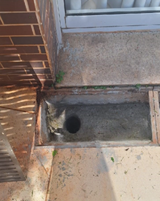 Área Comum — Ralos de Água Pluvial — depois
