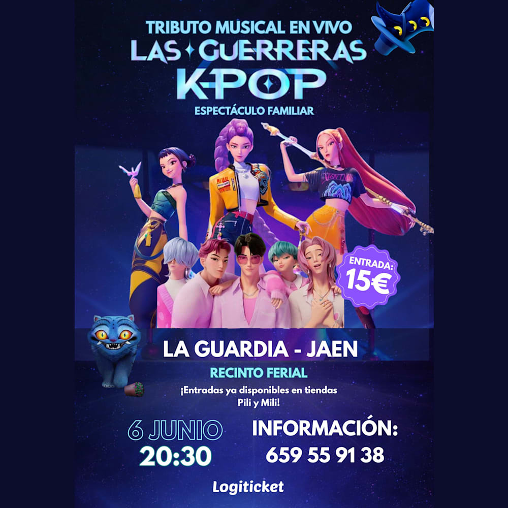 Tributo Musical Las Guerreras K-POP en La Guardia, Jaén