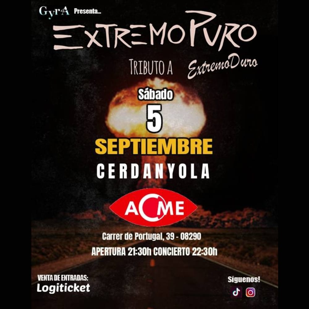 ExtremoPuro tributo a ExtremoDuro en Cerdanyola
