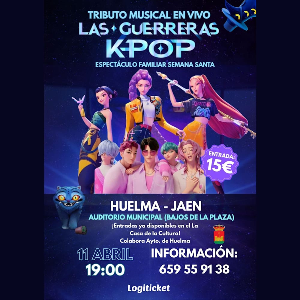 Tributo Musical Las Guerreras K-POP en Huelma, Jaén