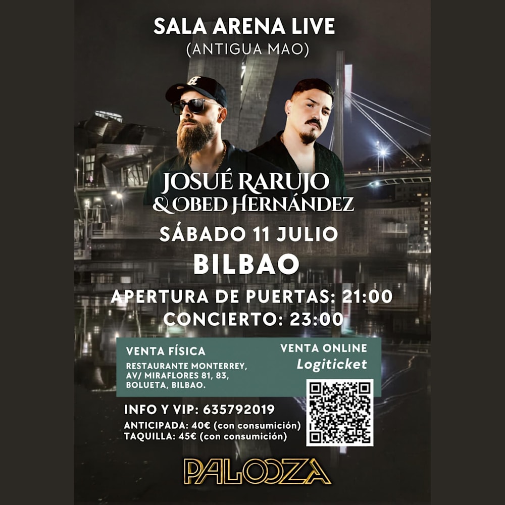 Josué Rarujo y Obed Hernández en Bilbao