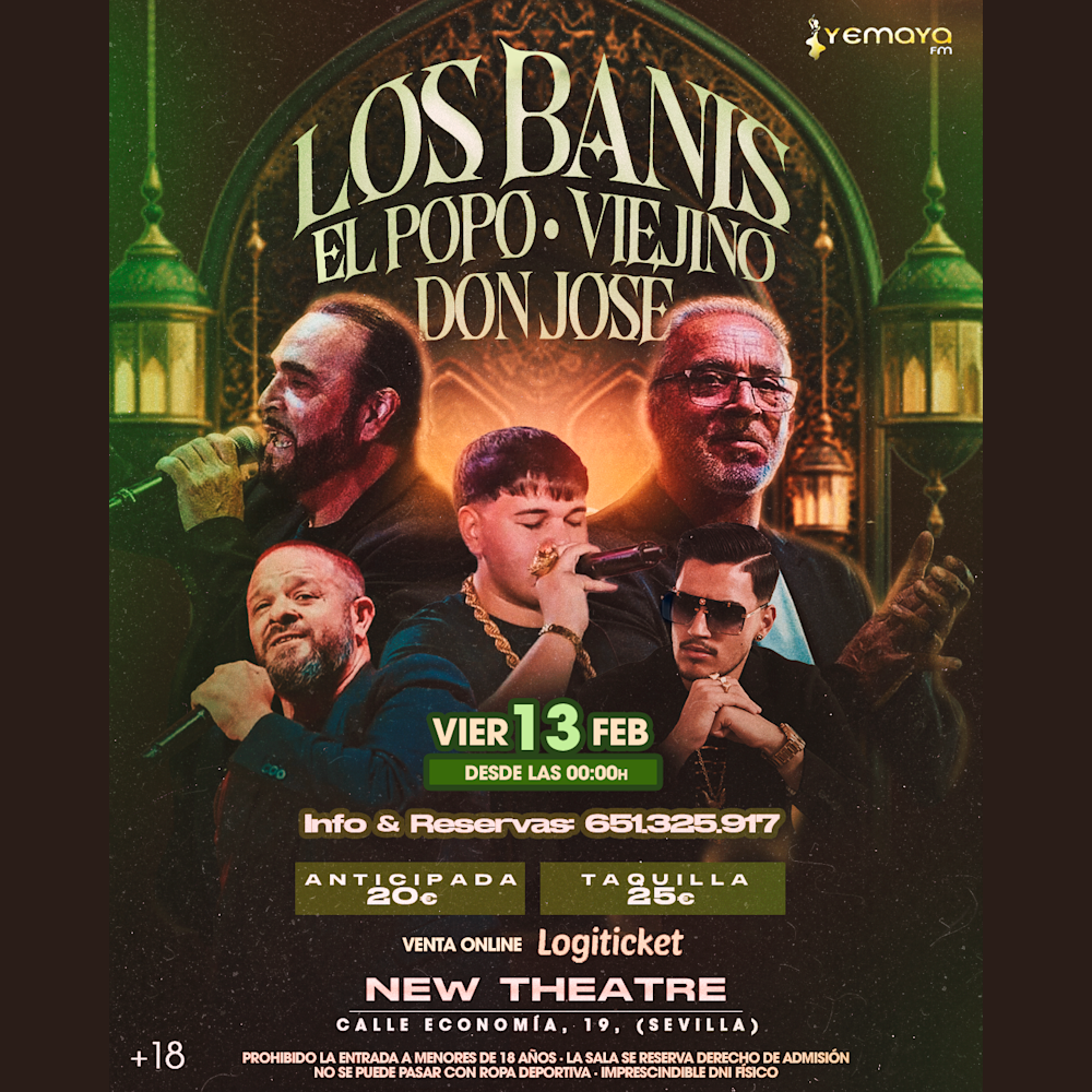 Los Banis, El Popo, Viejino y Don Jose en Sevilla