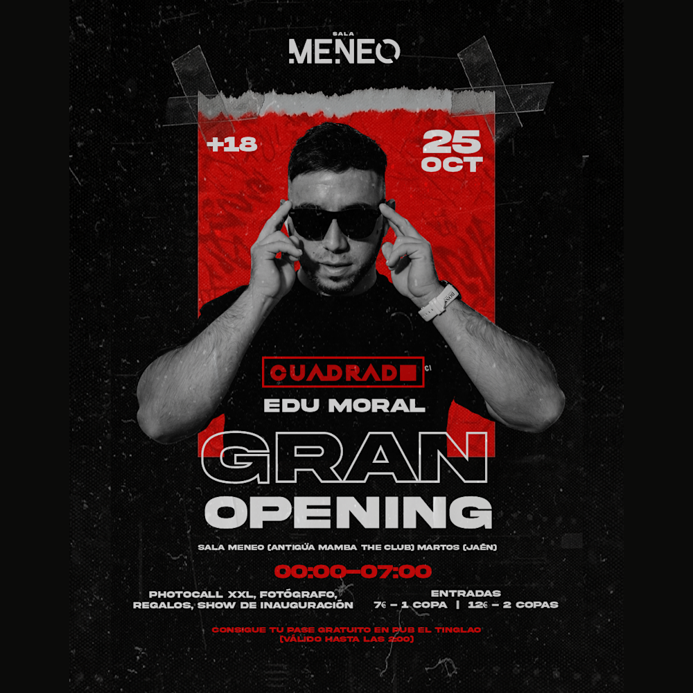 Gran Opening Sala  Meneo