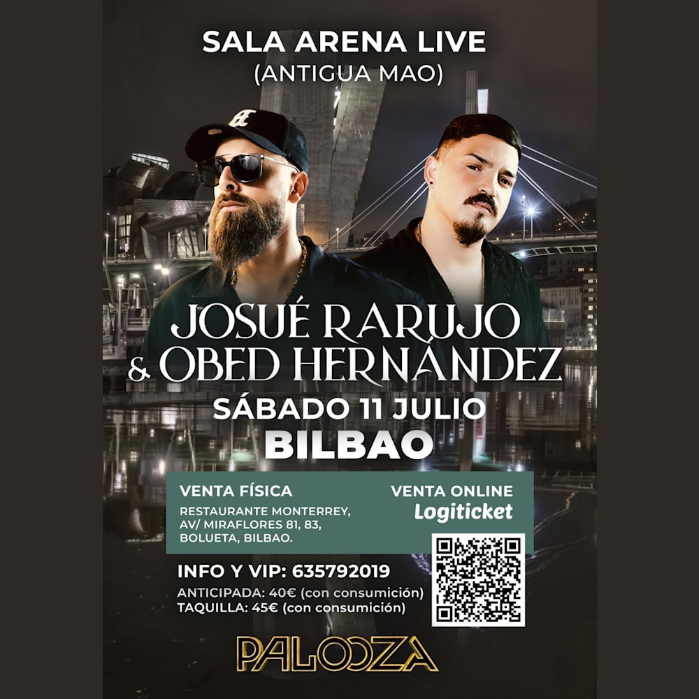 Josué Rarujo y Obed Hernández en Bilbao