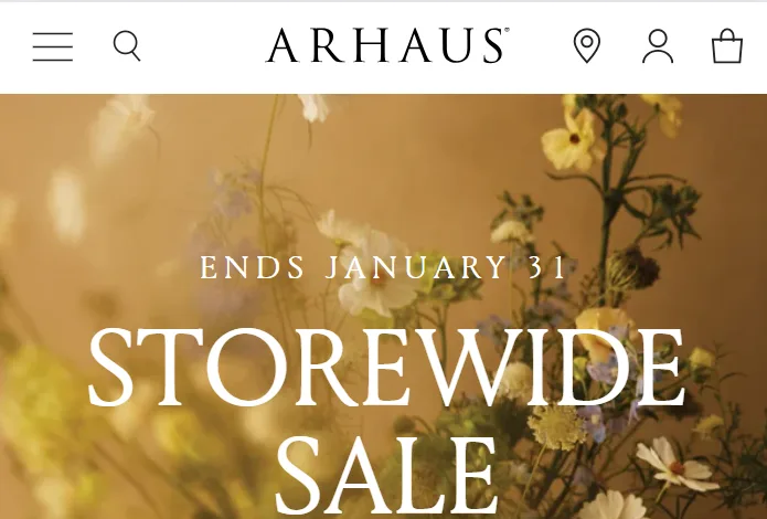 arhaus-website