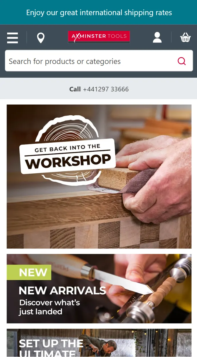 axminster-tools-website