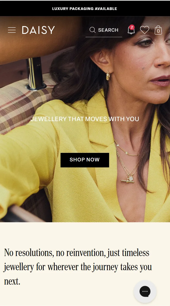 daisy-jewellery-website