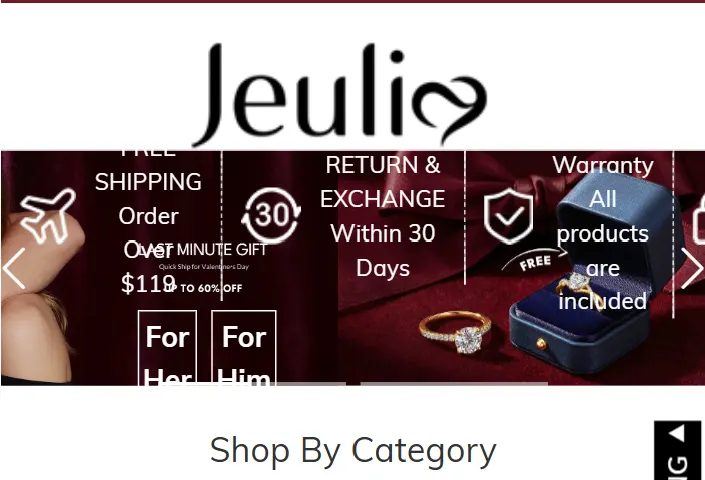 jeulia-website
