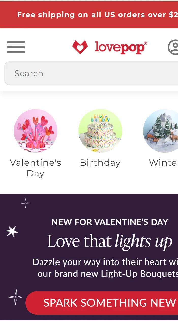 lovepop-website