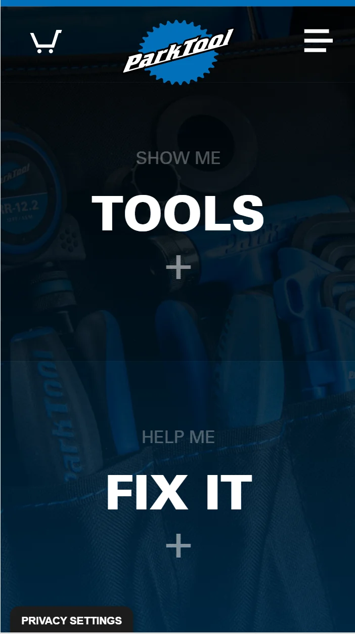 park-tool-website