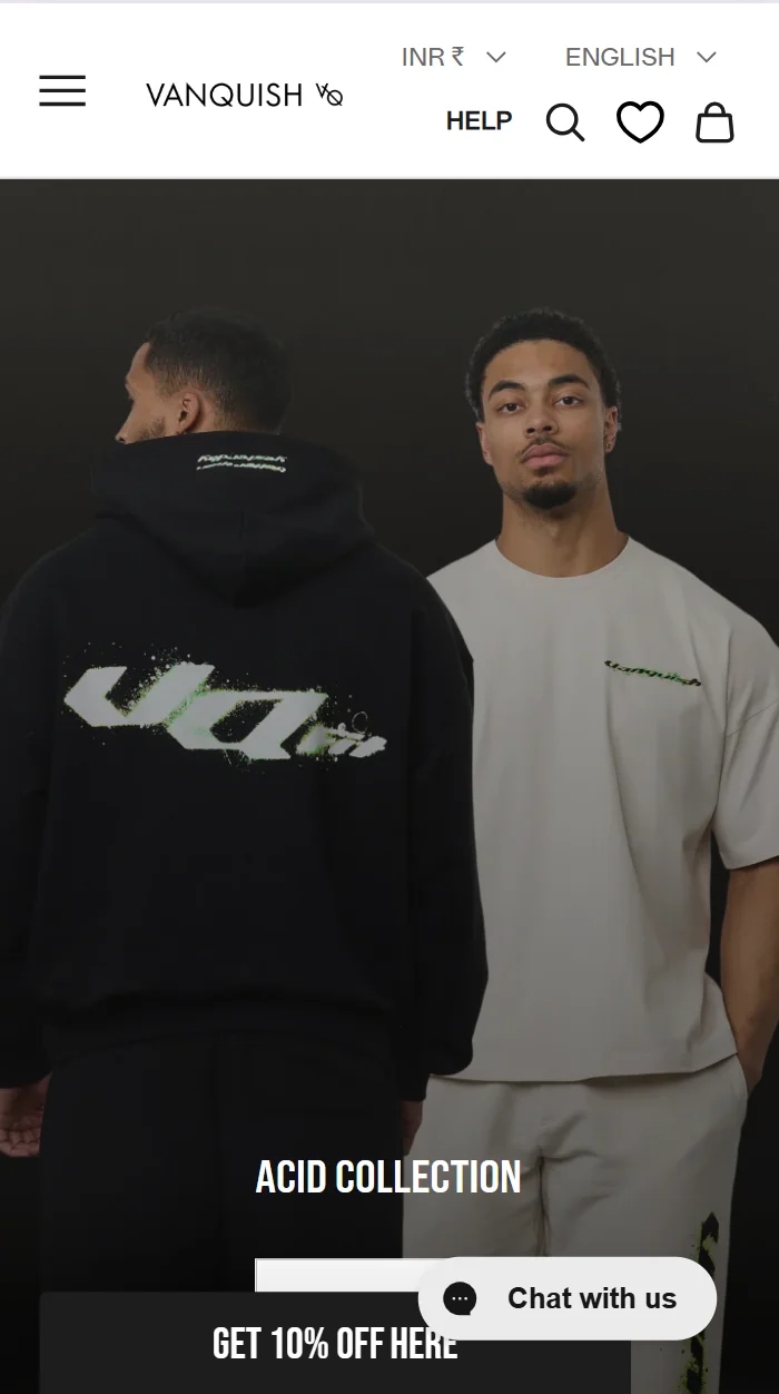vanquish-website