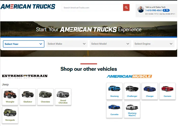 americantrucks-website