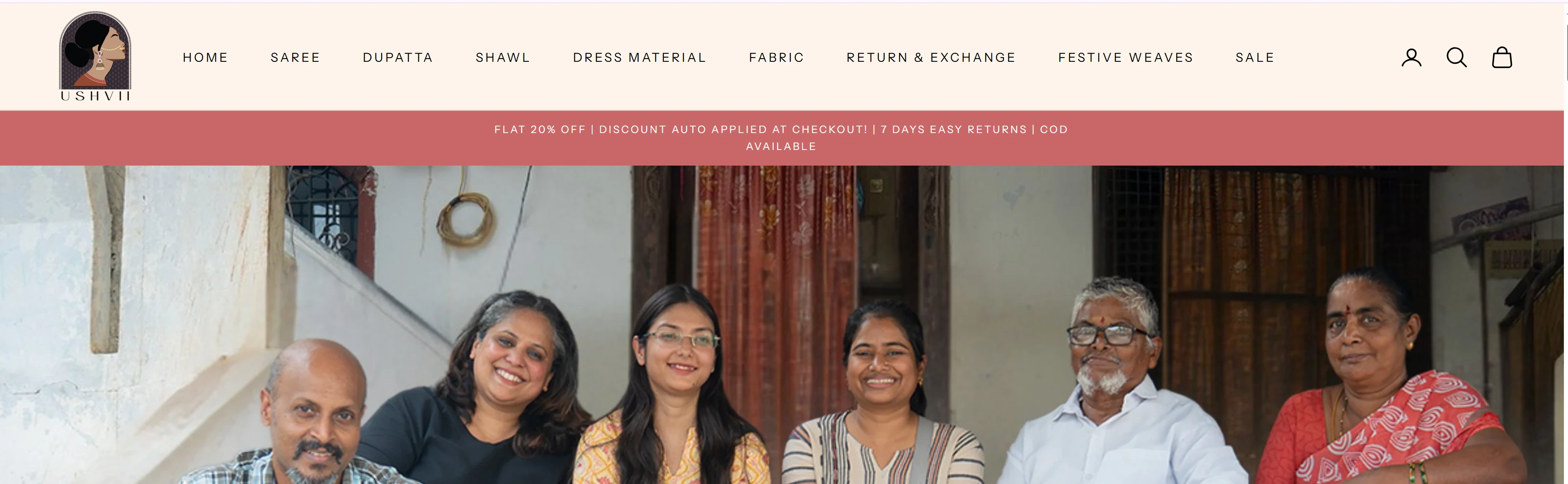 ushvii-ethnic-saree-ecommerce-website